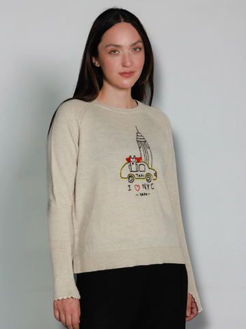 Suéter ligero de alpaca bebé