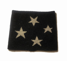 Load image into Gallery viewer, baby alpaca neck warmer back with stars winter accessories 
