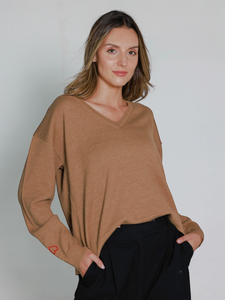 Alpaca V neck sweater