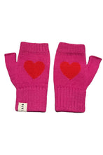 Load image into Gallery viewer, heart-mittens-alpaca-wool-hot-pink
