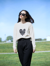 Load image into Gallery viewer, Baby alpaca heart sweater
