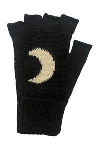 Lunar Star and Moon Fingerless Gloves