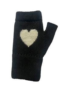 Veronica Heart Baby alpaca Mittens