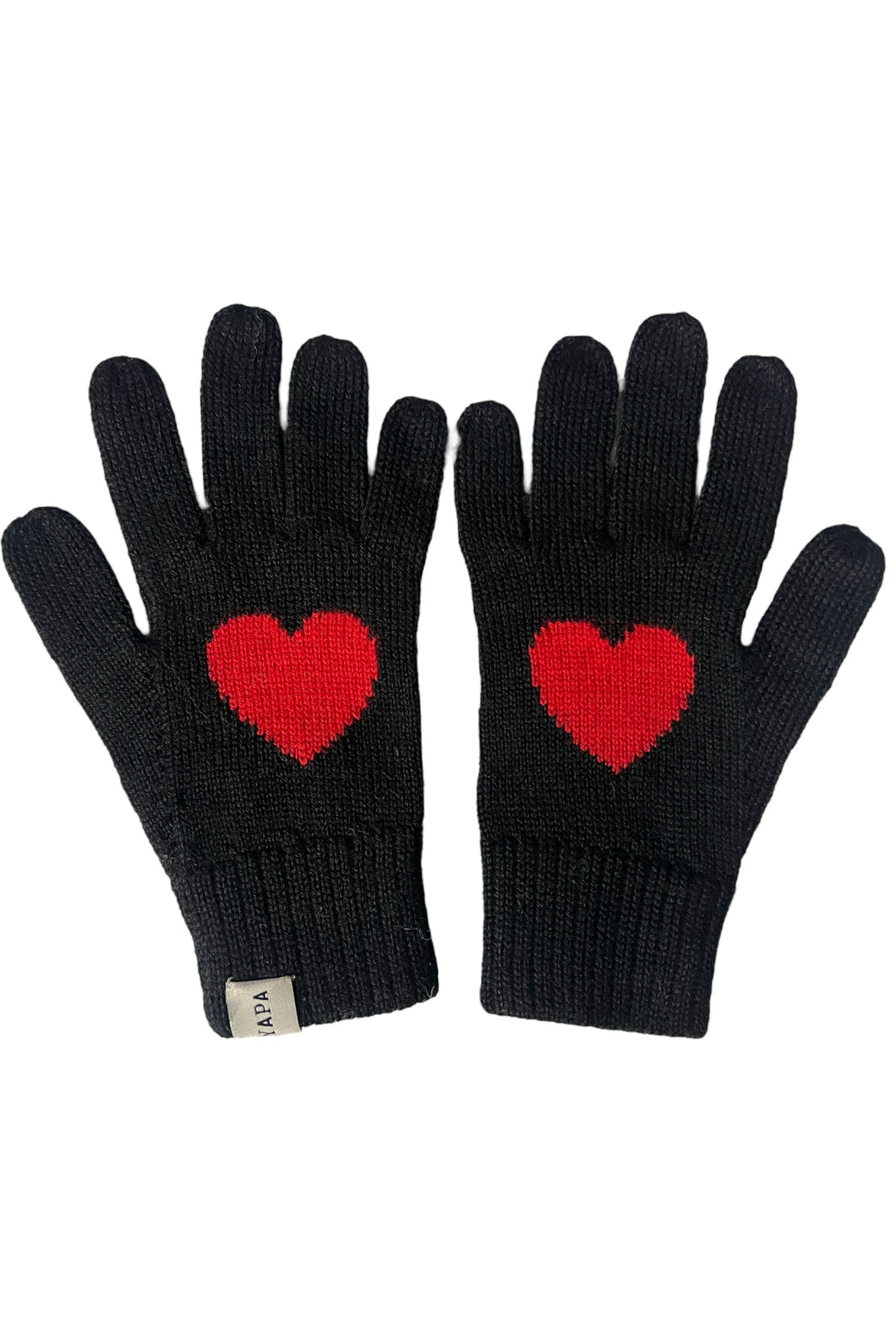 Heart Gloves Valery Baby Alpaca