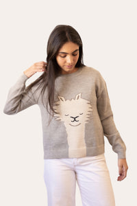 Alpaca Sweater white