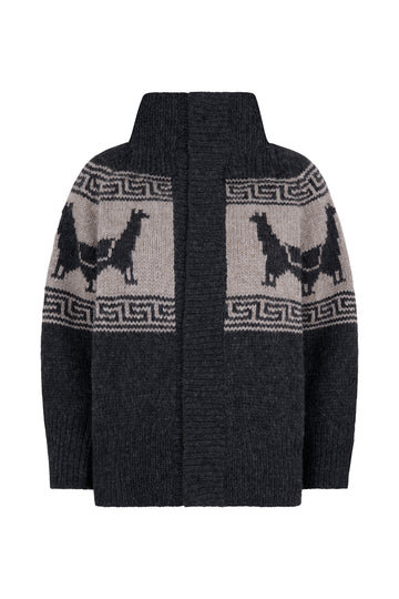 Chaqueta de punto Sairi de alpaca bebé
