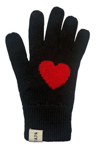 Valery Heart Baby alpaca Gloves