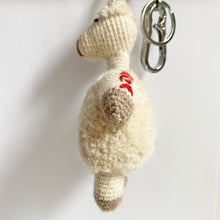 Load image into Gallery viewer, Crochet Alpaca Keychain &amp; Bag Charm Almendra
