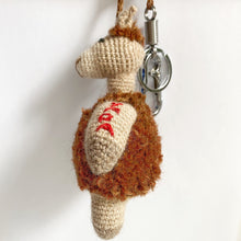 Load image into Gallery viewer, Crochet Alpaca Keychain &amp; Bag Charm Almendra
