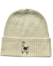 Load image into Gallery viewer, Baby Alpaca Chunky-knit Beanie Unisex White
