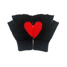 Load image into Gallery viewer, Baby alpaca wool Heart Gloves
